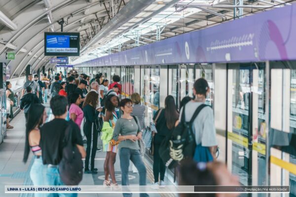 Via Mobilidade | Linha 5-Lilás chega a 1 bilhão de passageiros transportados e já soma R$ 600 milhões em investimentos